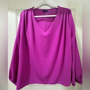 Vici Large Magenta Blouse